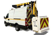 Car Hire Solihull - 12.5M Cherry Picker 3.5T - Van hire Solihull